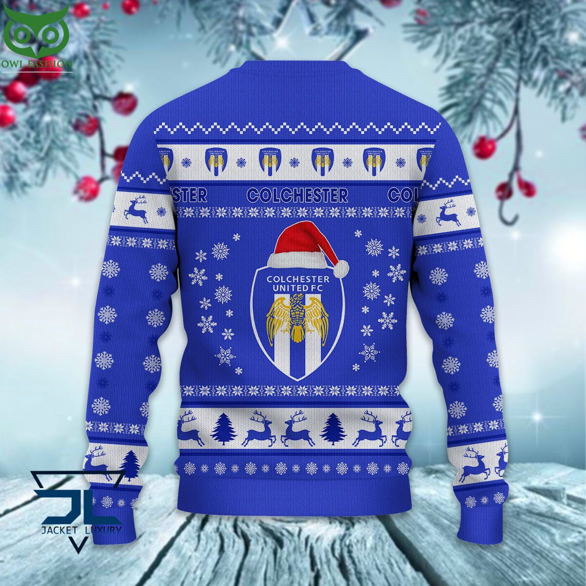 Trending Colchester United EPL League Cup New Ugly Sweater