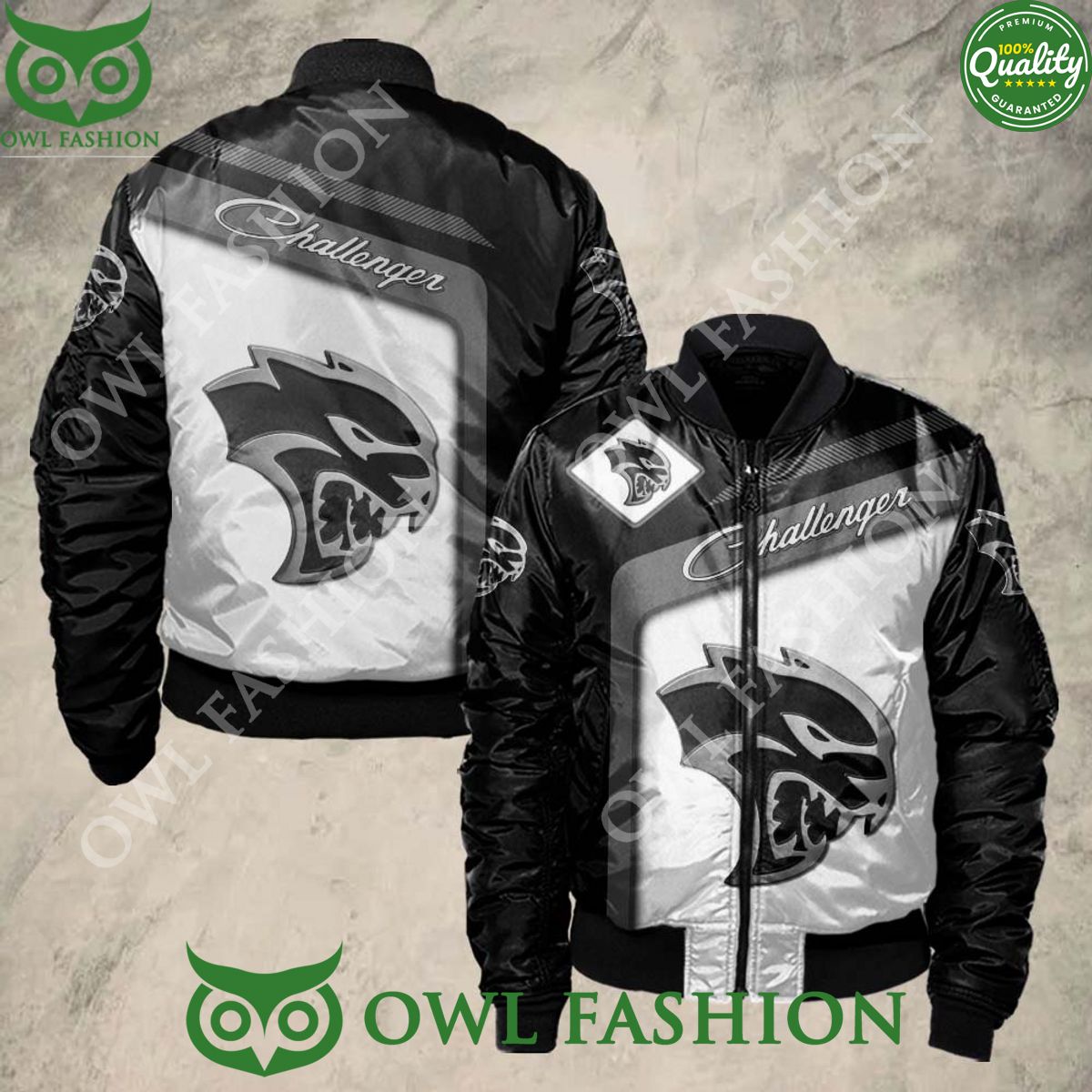 Trending Dodge Challenger Car Sport Bomber Jacket