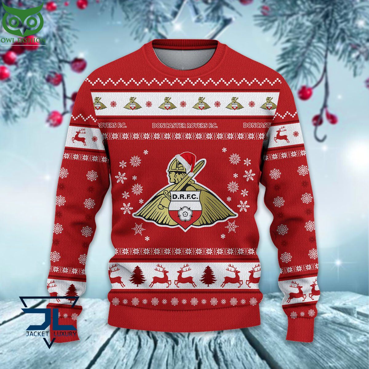 Trending Doncaster Rovers EPL League Cup New Ugly Sweater