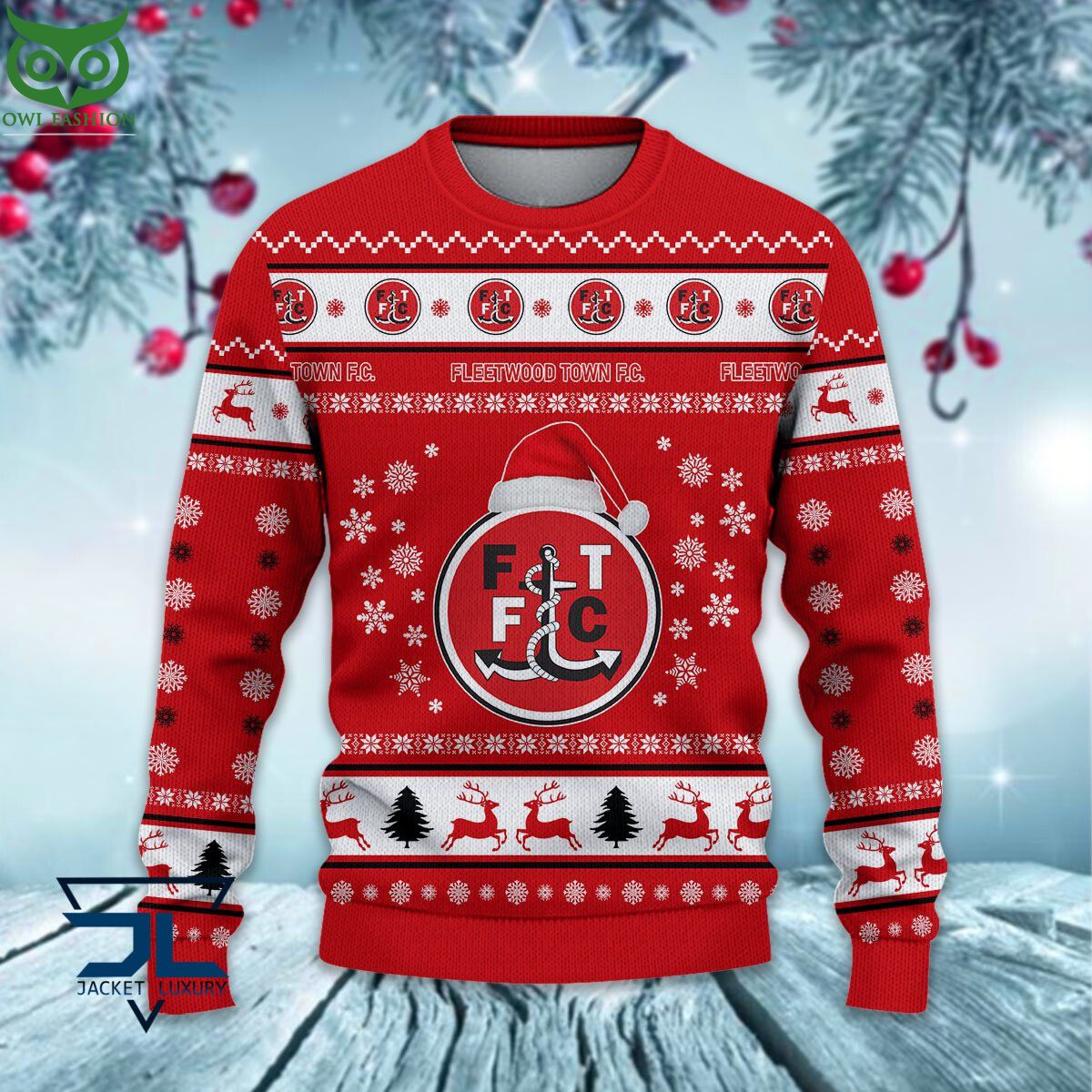 Trending Fleetwood Town F.C EPL League Cup New Ugly Sweater