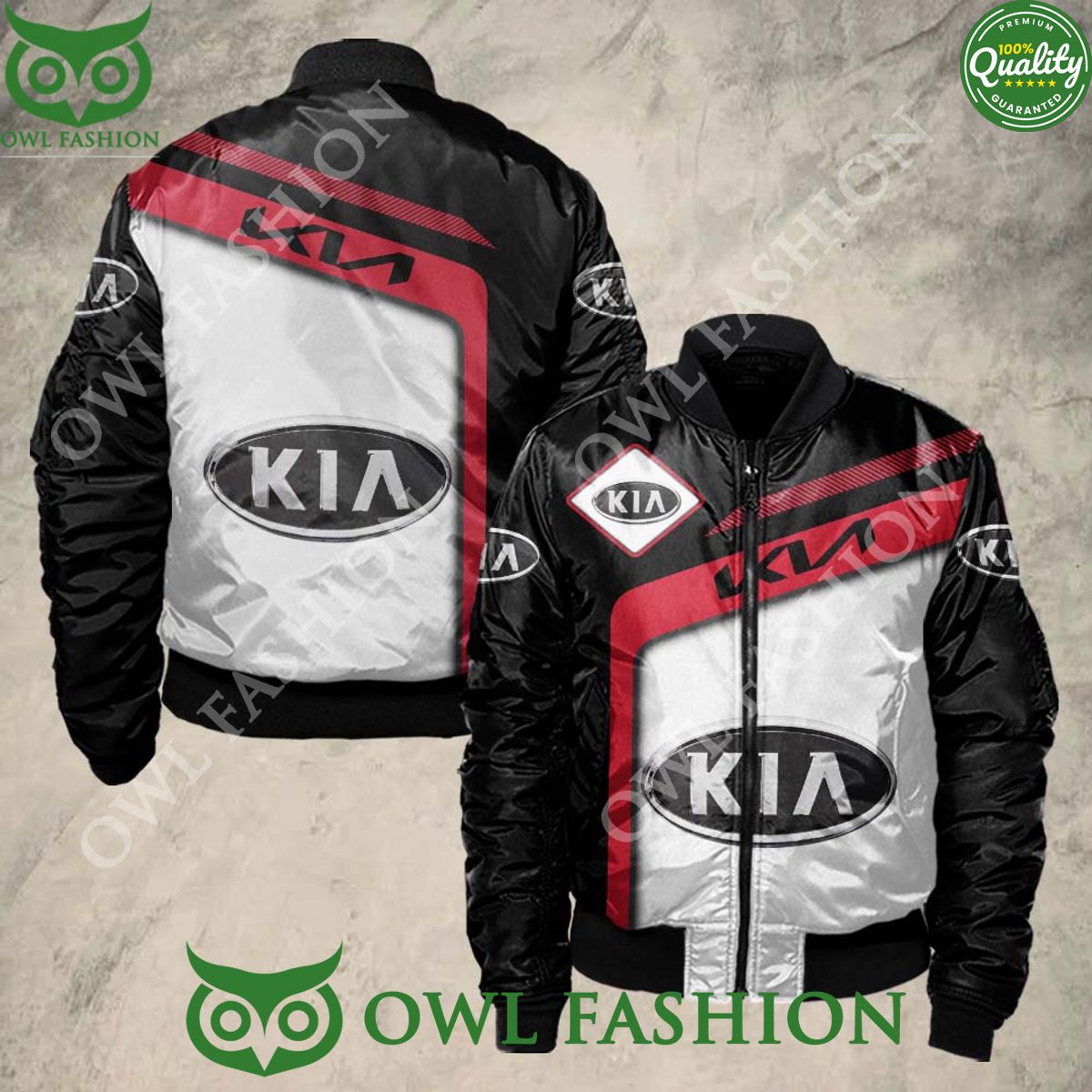 Trending Kia Brand Bomber Jacket Printed