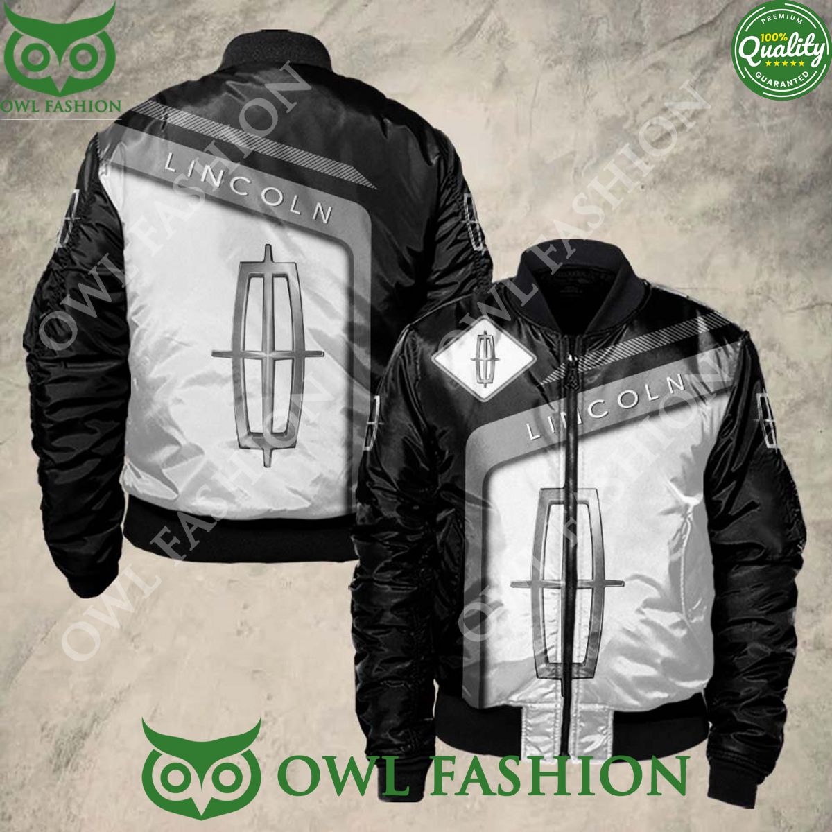Trending Lincoln Brand Bomber Jacket Printed