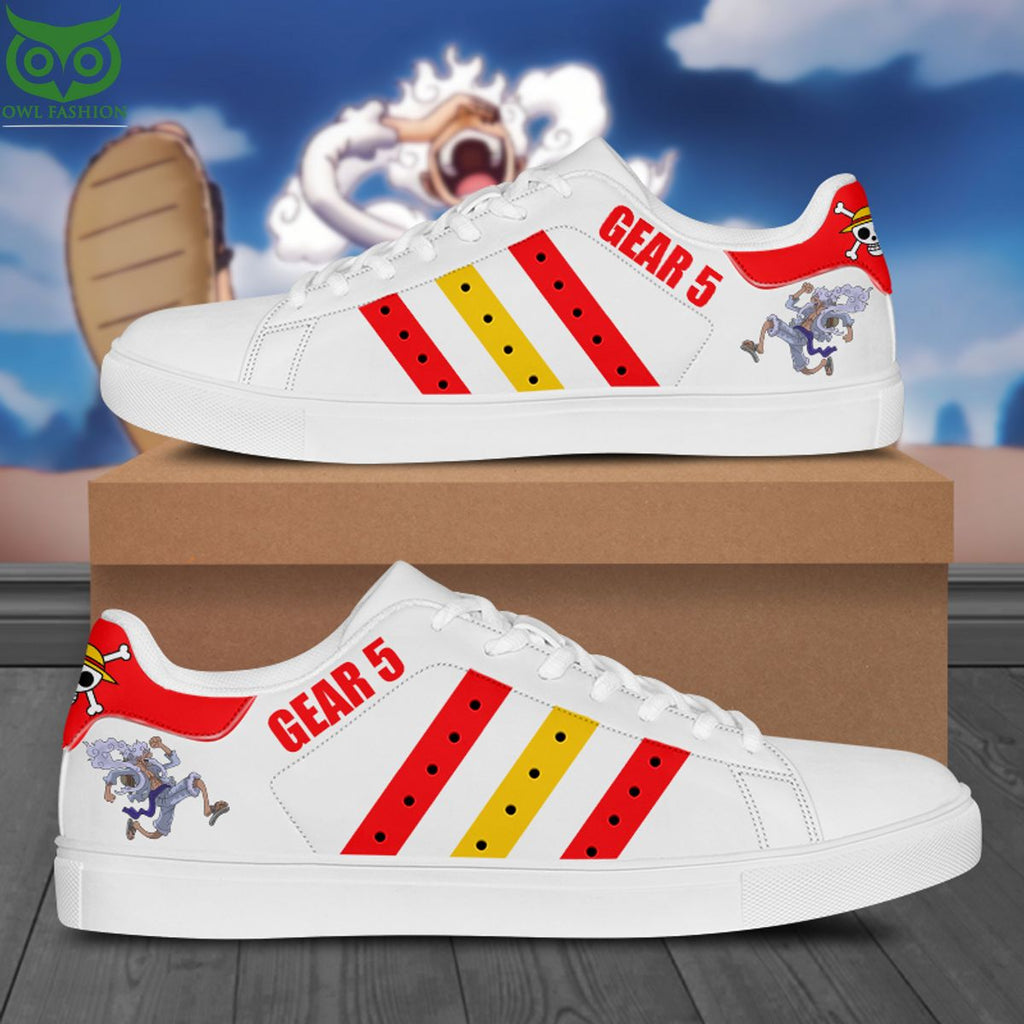 Trending Luffy Gear 5 Stan Smith Skate Shoes
