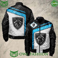 Trending Luxury Peugeot Car Sport Bomber Jacket