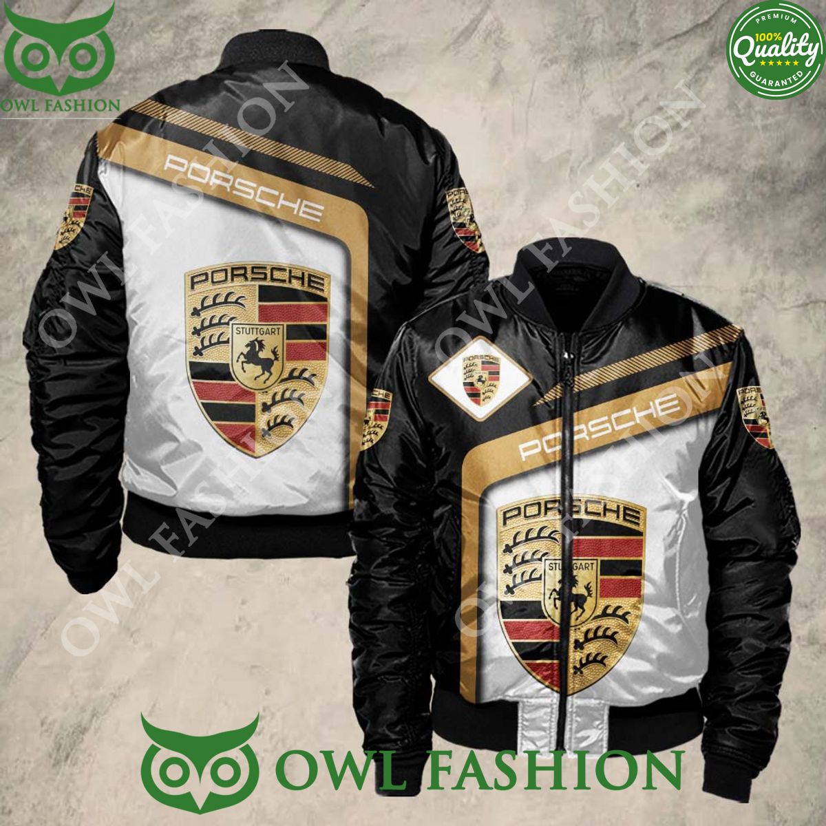Trending Luxury Porsche Car Sport Bomber Jacket