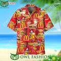 Trending McDonald Fast Food Clown Hawaiian Shirt