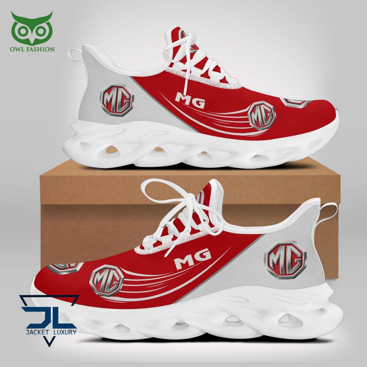 Trending MG Luxury Car Brand Logo Max Soul Shoes