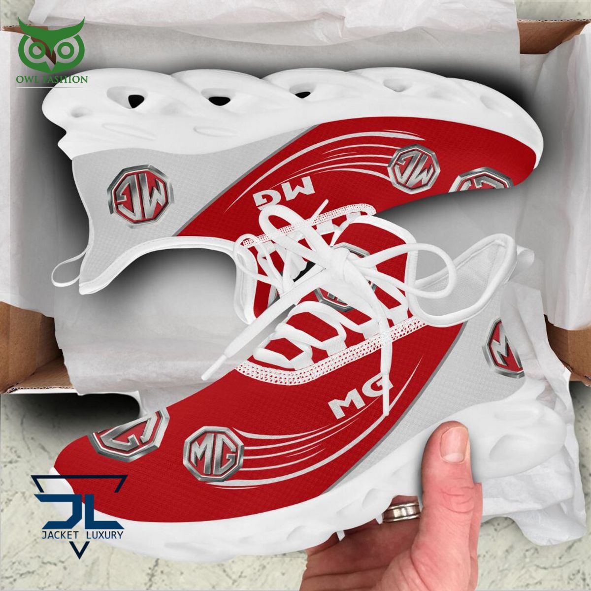 Trending MG Luxury Car Brand Logo Max Soul Shoes