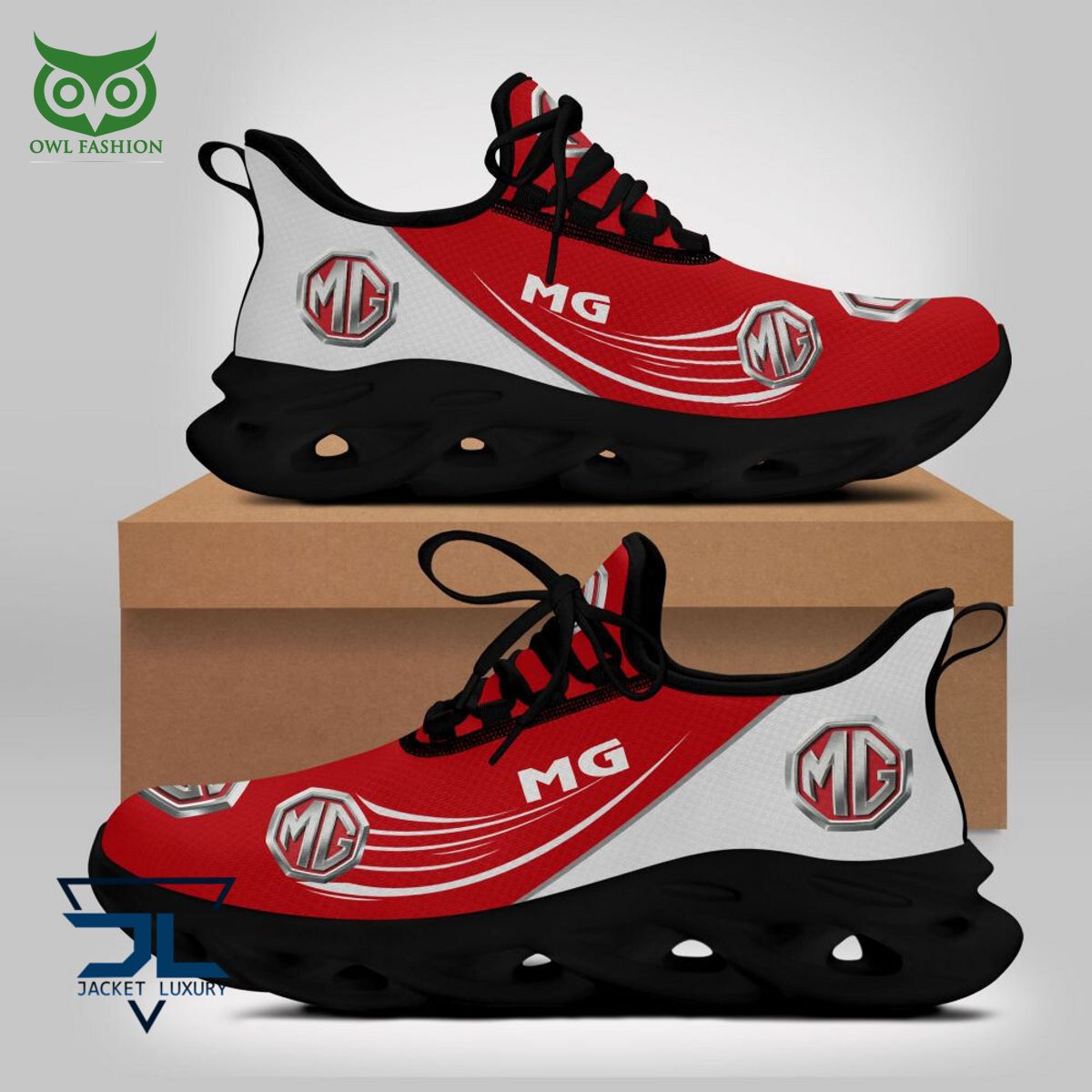 Trending MG Luxury Car Brand Logo Max Soul Shoes
