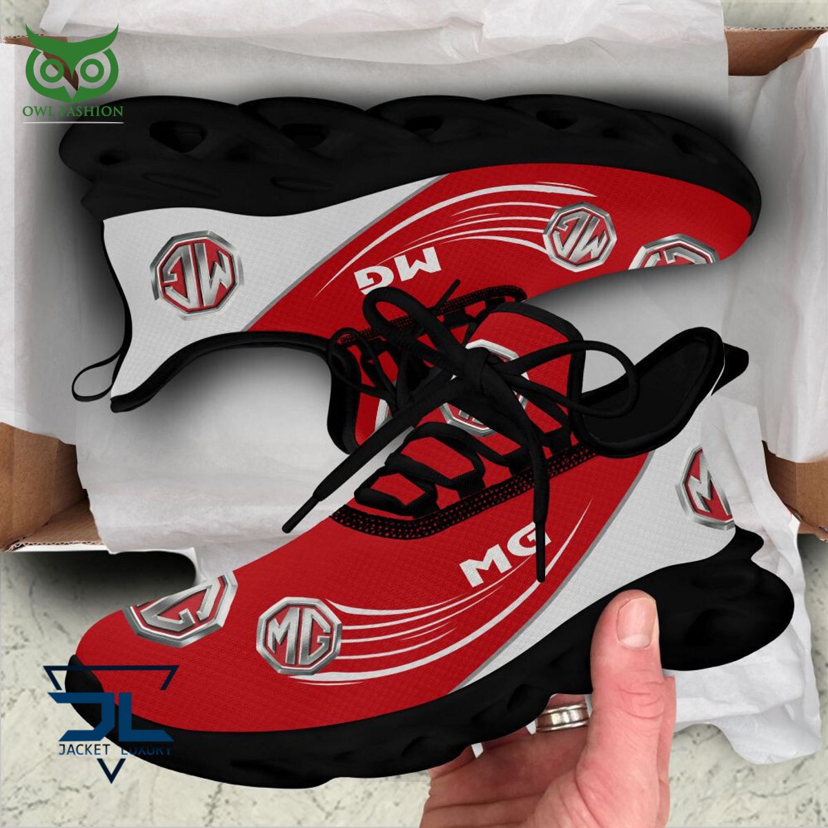Trending MG Luxury Car Brand Logo Max Soul Shoes