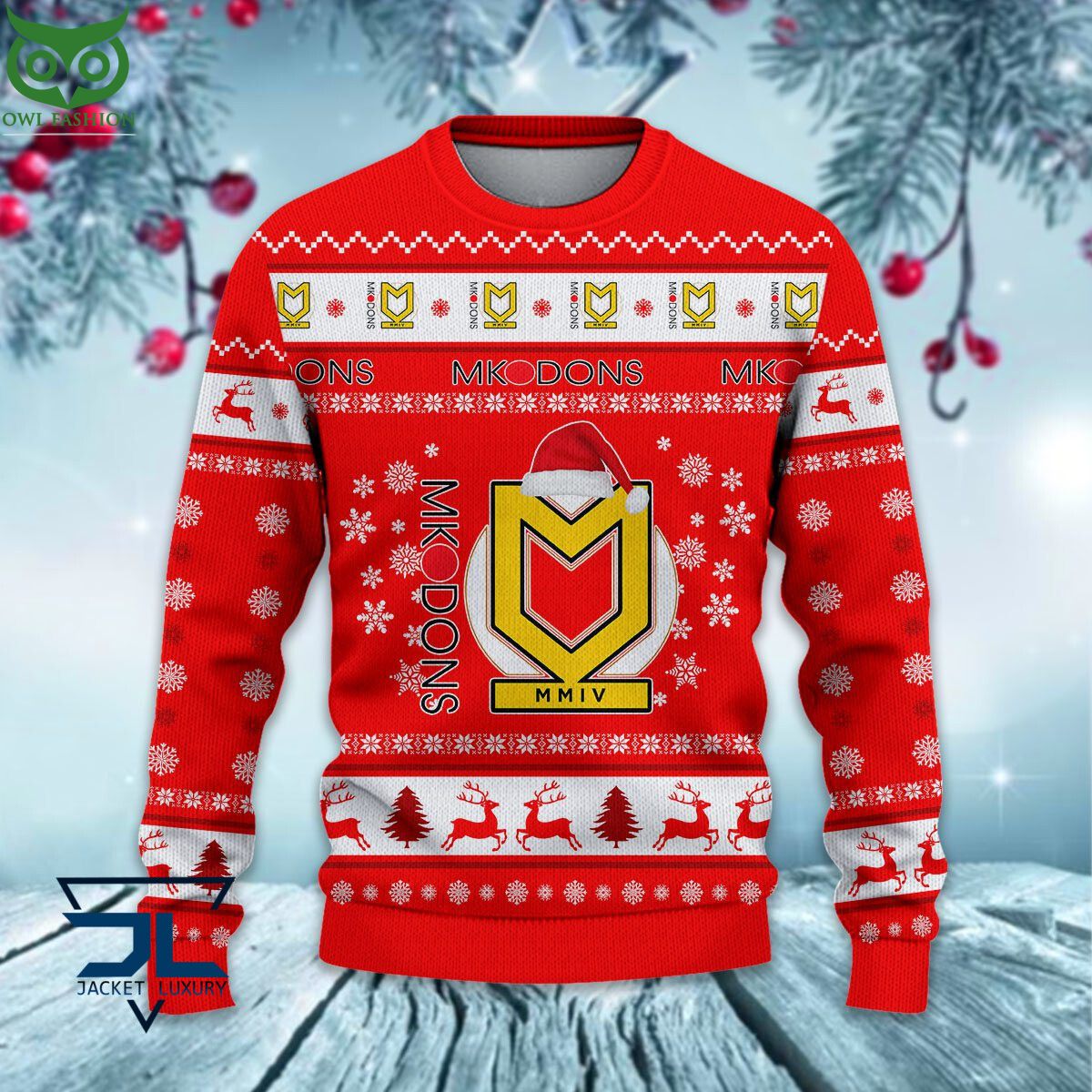 Trending Milton Keynes Dons EPL League Cup New Ugly Sweater