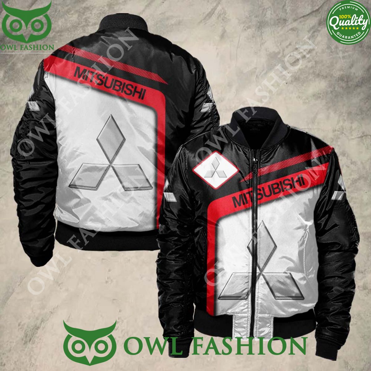Trending Mitsubishi Brand Bomber Jacket Printed