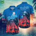 Trending MLB Los Angeles Dodgers Flower Hawaiian Shirt