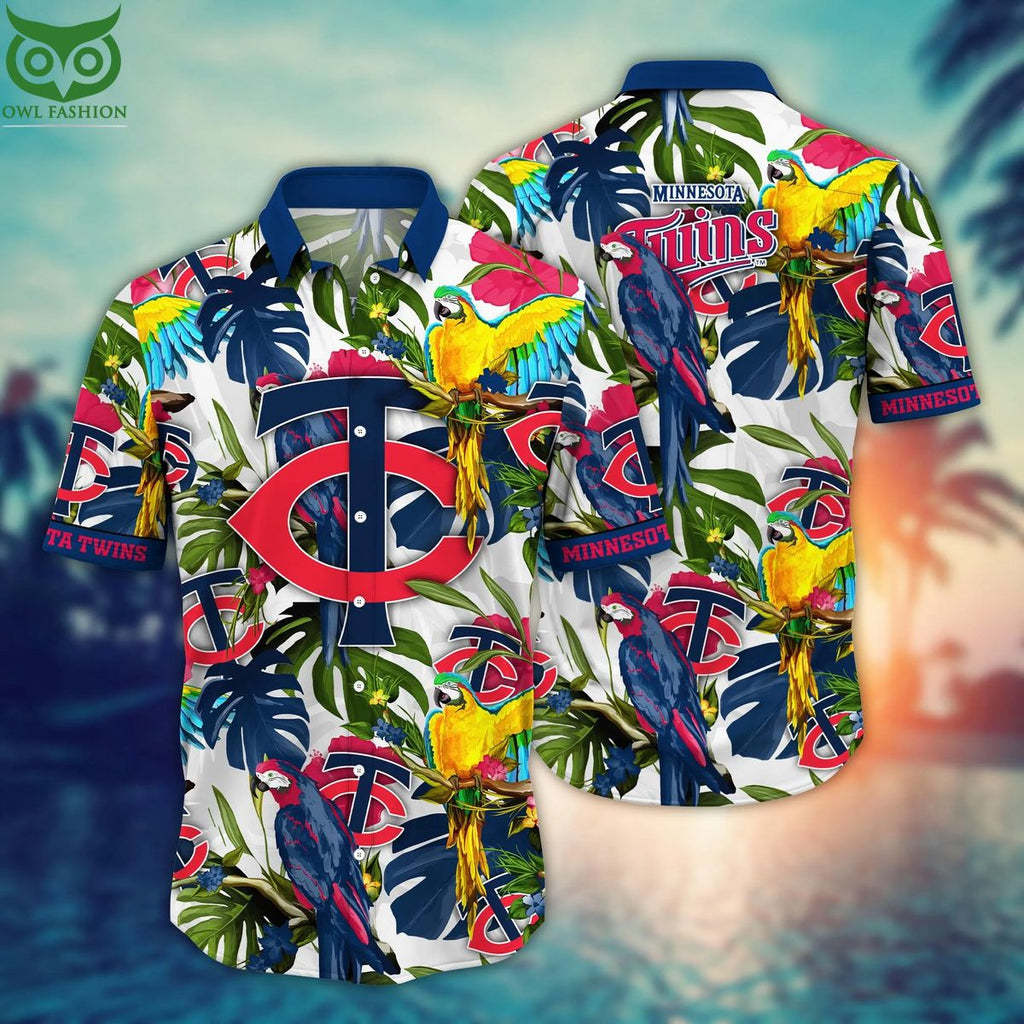 Trending MLB Minnesota Twins Flower Hawaiian Shirt