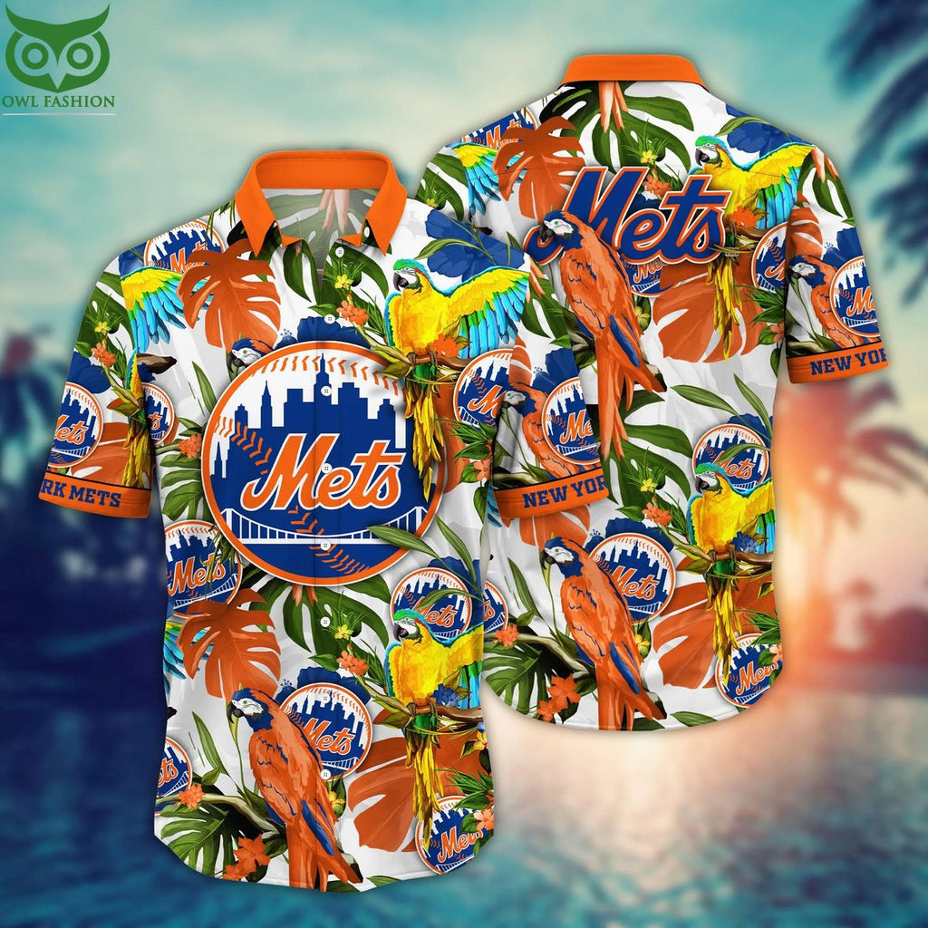 Trending MLB New York Mets Flower Summer Hawaiian Shirt