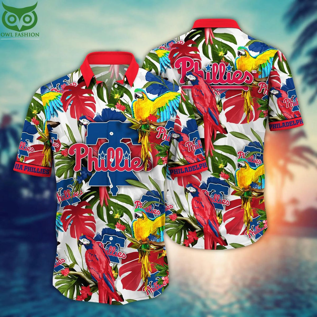 Trending MLB Philadelphia Phillies Flower Hawaiian Shirt