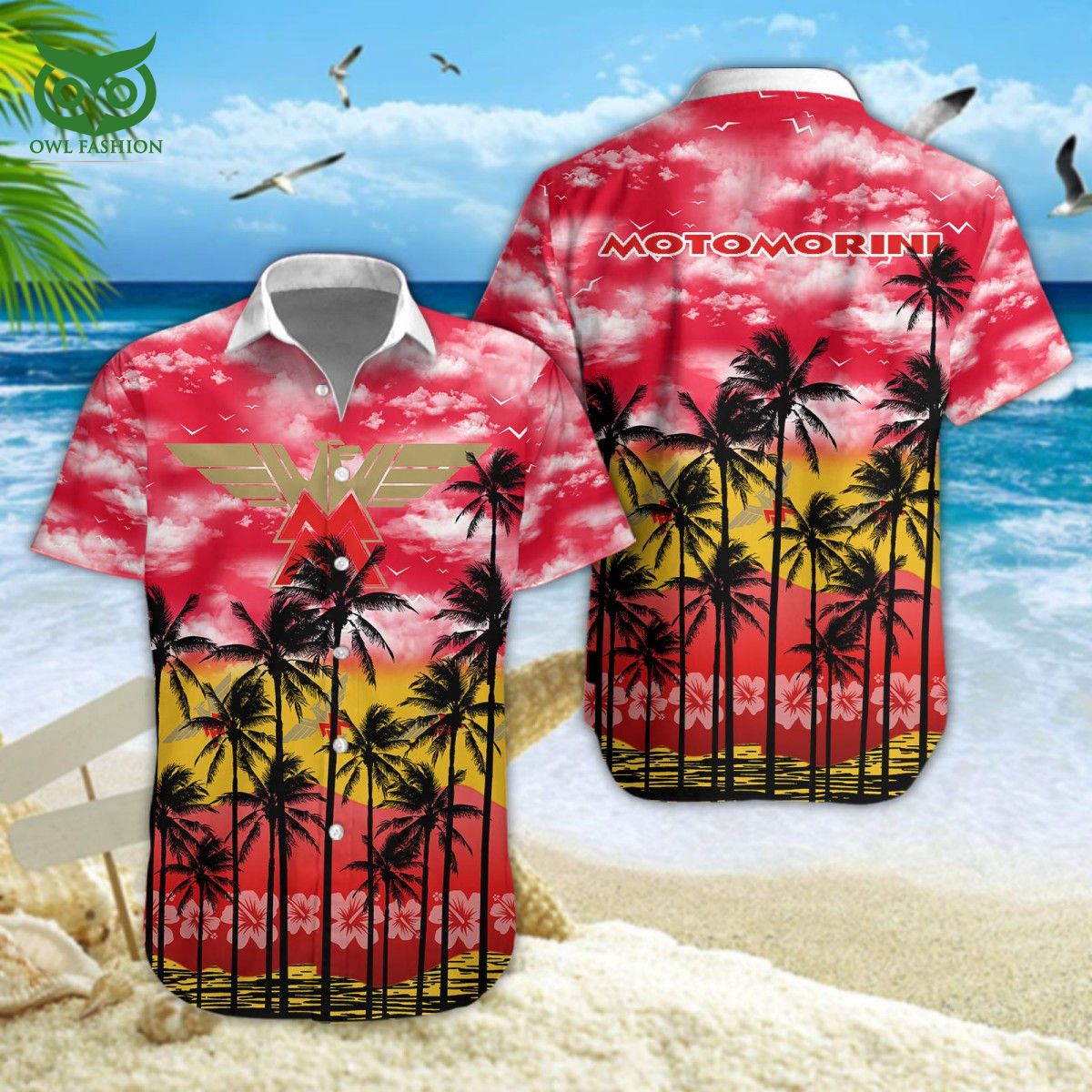 Trending Moto Morini Motorcycle Brand Hawaiian Shirt Short