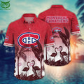 Trending NHL Montreal Canadiens Flower Hawaiian Shirt