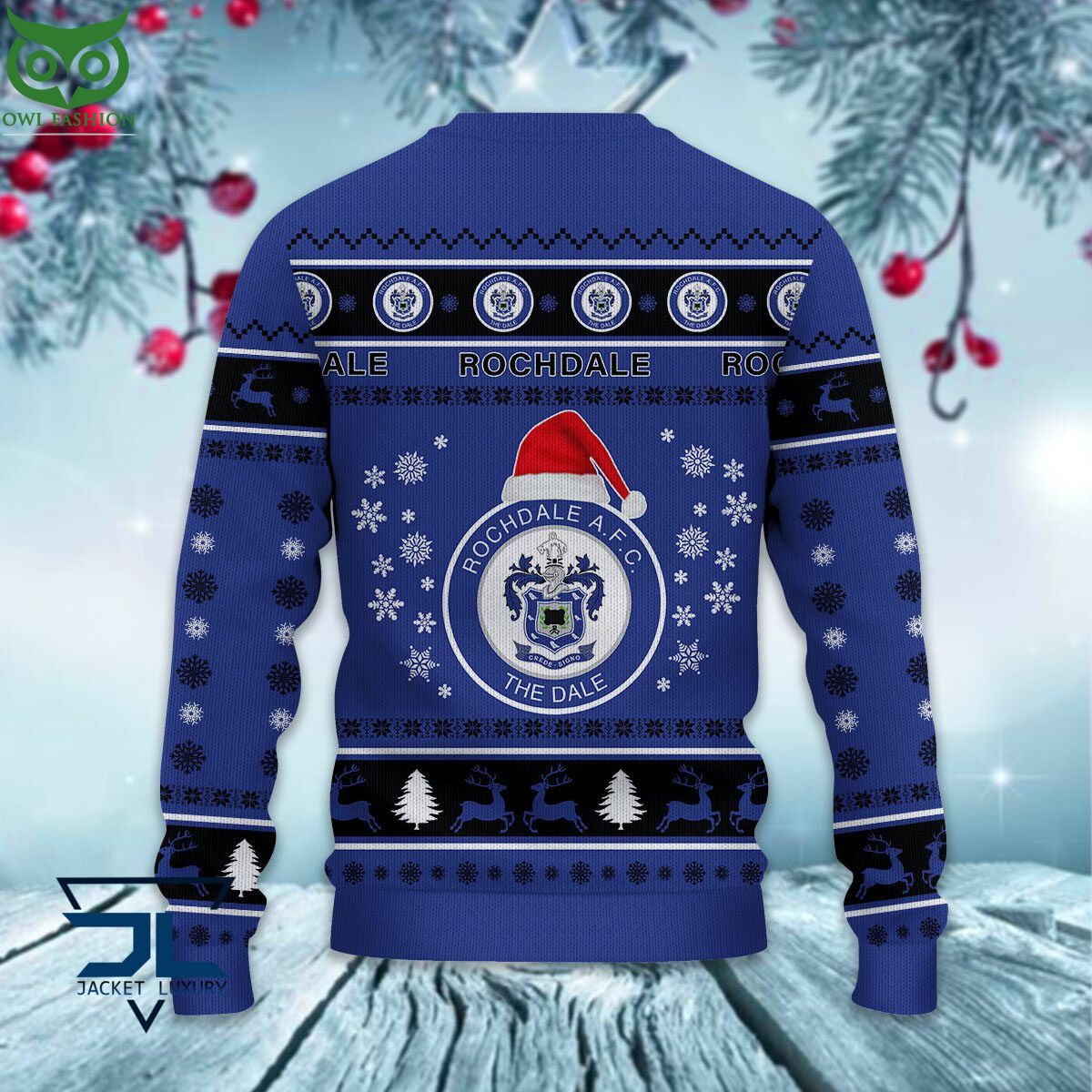 Trending Rochdale AFC EPL League Cup New Ugly Sweater