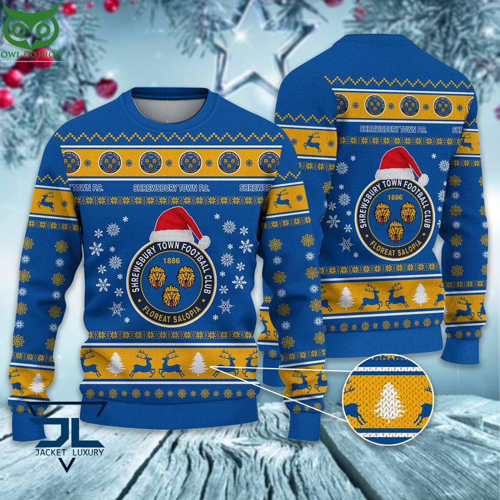 Trending Shrewsbury Town EPL League Cup New Ugly Sweater