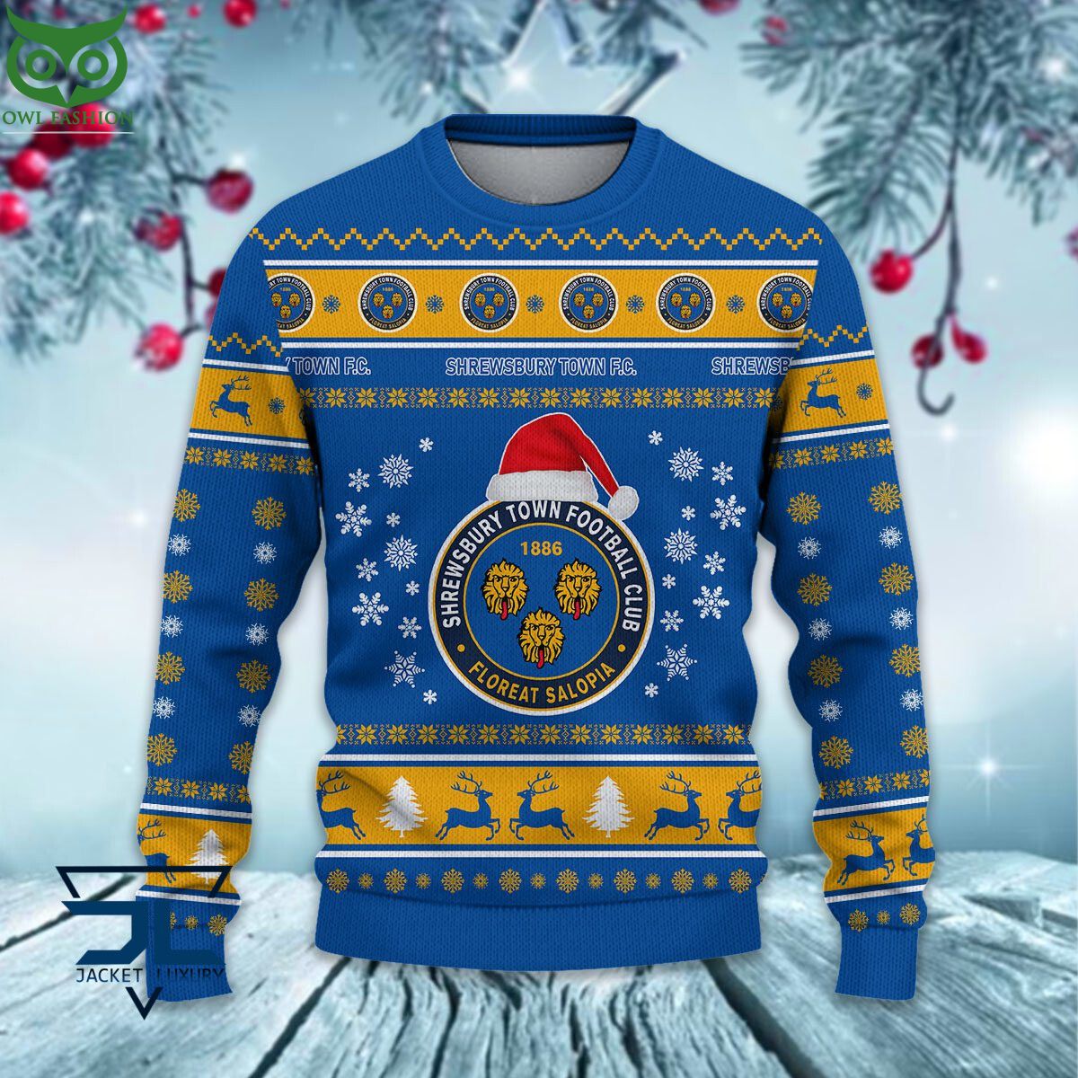 Trending Shrewsbury Town EPL League Cup New Ugly Sweater