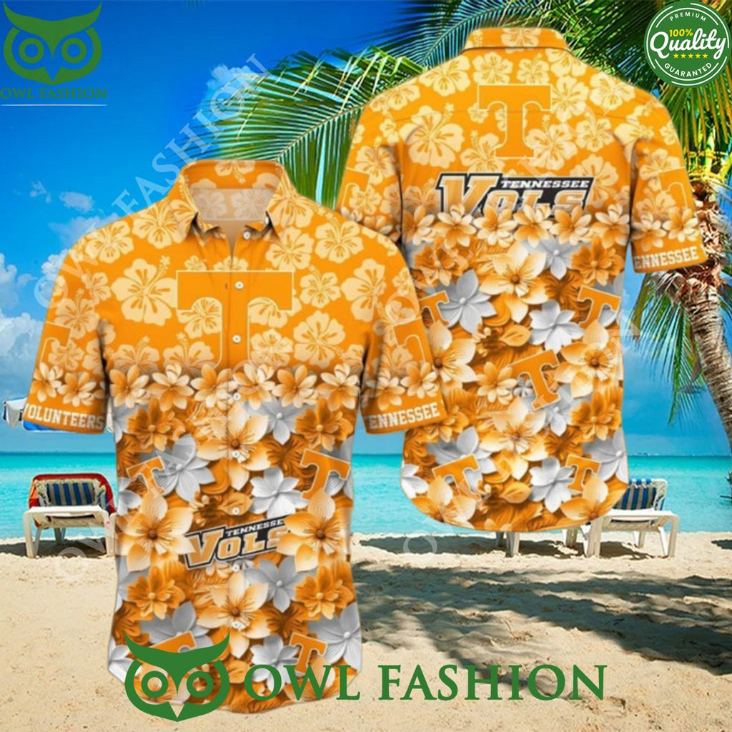 Trending Summer Tennessee Volunteers NCAA2 Flower Hawaiian Shirt