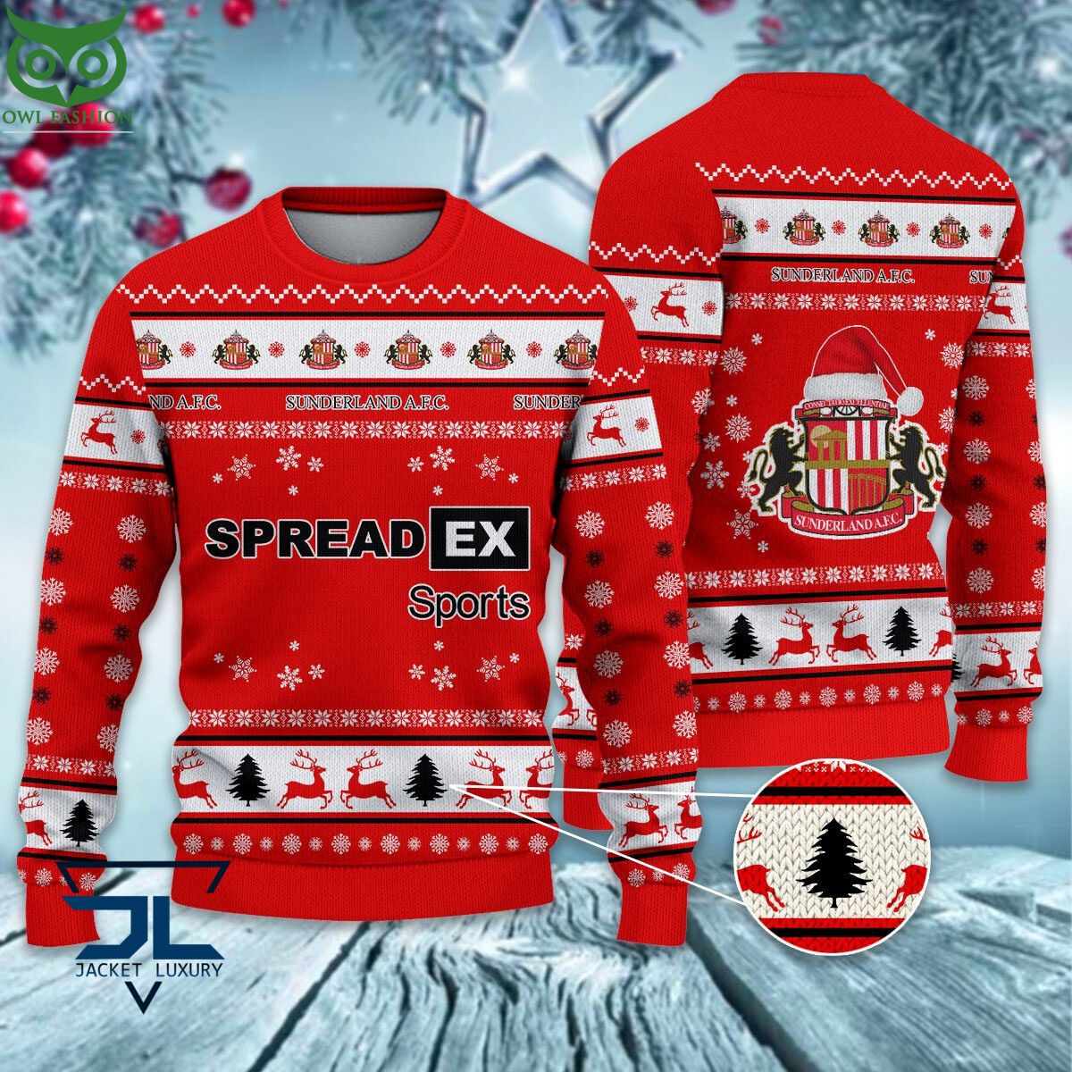 Trending Sunderland A.F.C EPL League Cup New Ugly Sweater