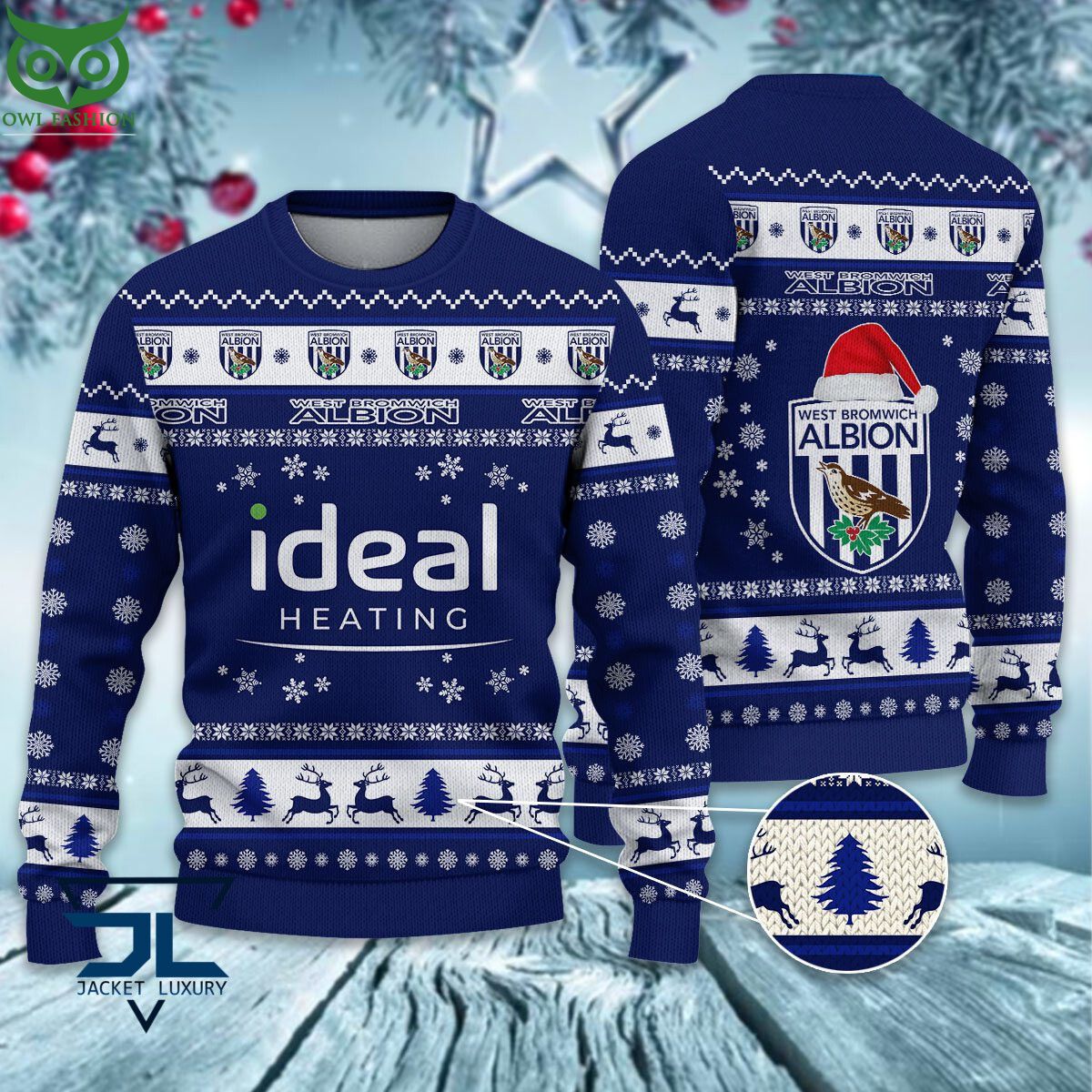 Trending West Bromwich Albion F.C EPL League Cup New Ugly Sweater