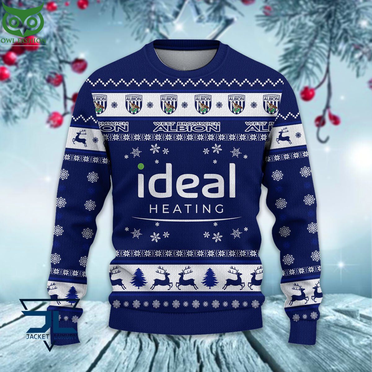 Trending West Bromwich Albion F.C EPL League Cup New Ugly Sweater