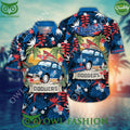Trendy Car Floral Los Angeles Dodgers MLB Hawaiian Shirt Aloha