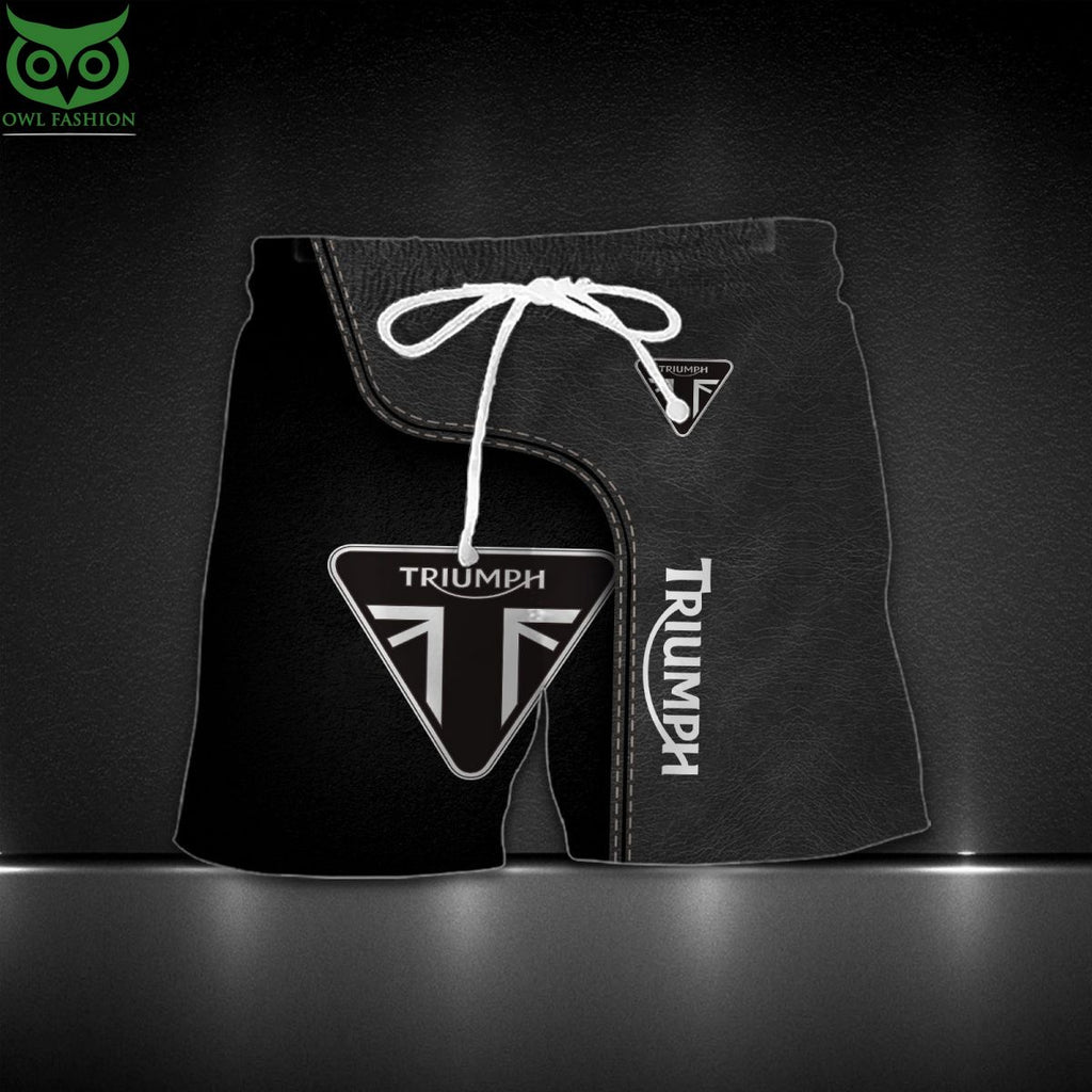 Triumph Motorcycles Motorcycle Brand Custom Hawaiian Shirt Short