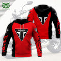 Triumph Motorcycles Red and Black 3D Shirt