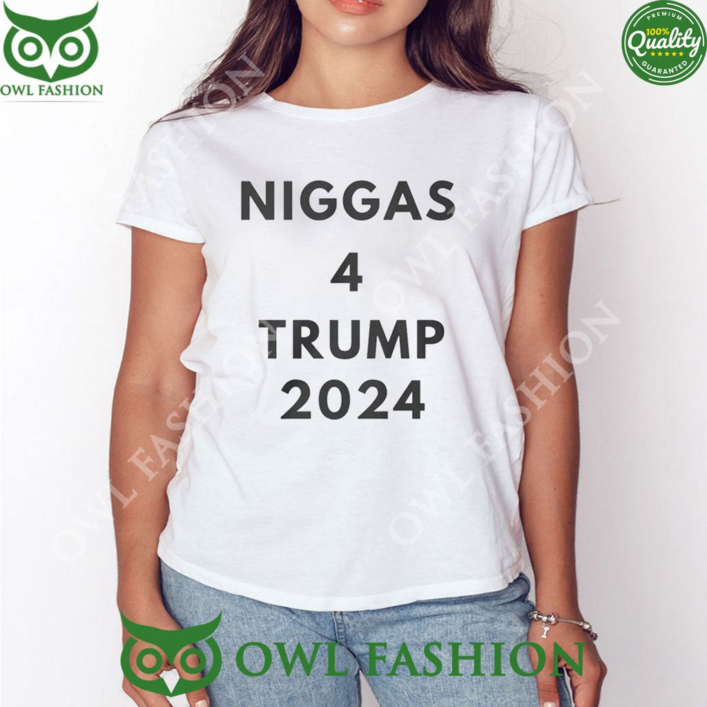 Trump 2024 Niggas 4 Ladies T-shirt Tee