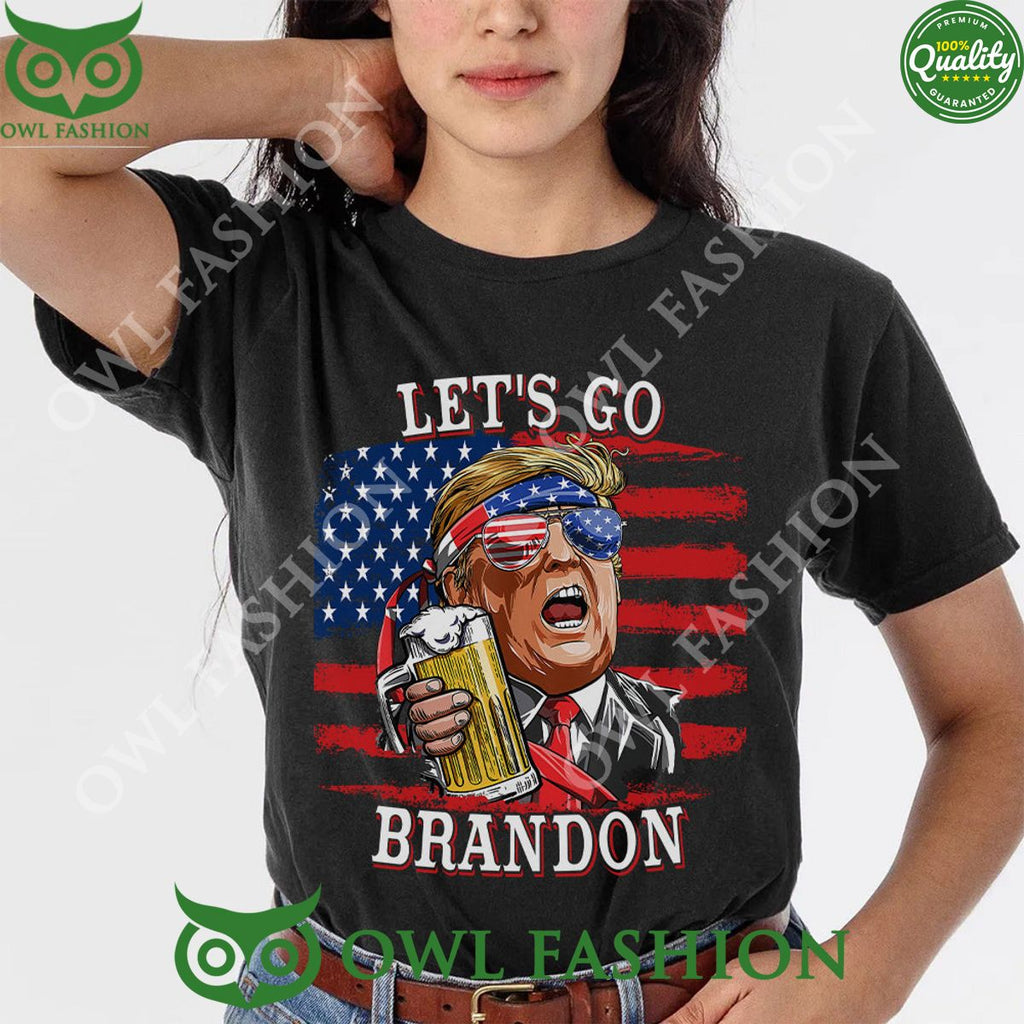 Trump drinking beer for USA t Shirt