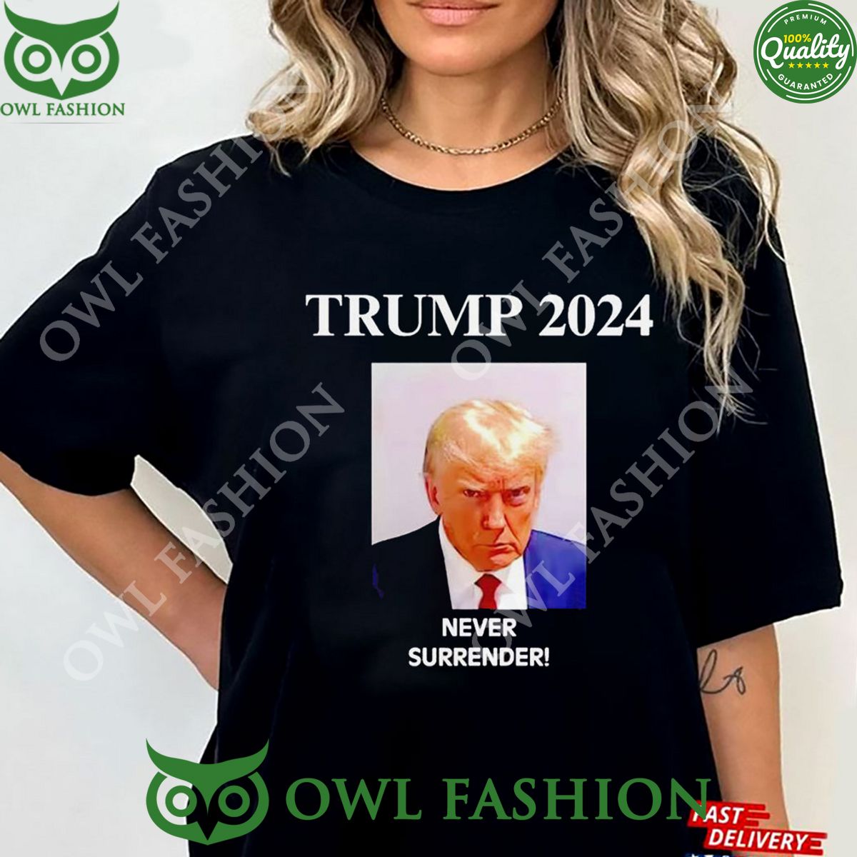 Trump Shot Never Surrender 2024 Shirt