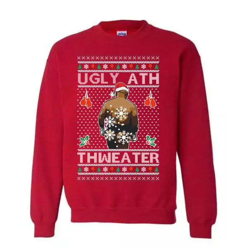 Funny Ugly Merry Christmas sweatshirt/hoodie/tshirt, Cotton, Menswear, sweatshirt trend 2024, tshirt top | RetroVerseTees.com