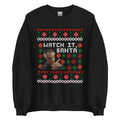 Ugly Sopranos Christmas Sweatshirt/hoodie/tshirt, Watch It Santa, Paulie Christmas Sweater, Funny Christmas Sweatshirt,...
