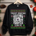 Trump Dance YMCA QR Code Ugly Christmas  sweatshirt/hoodie/tshirt, YMCA Trump Dance qr Code T-Shirt and Hoodie