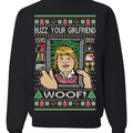 Buzz Your Girlfriend Woof Funny 90s Xmas Movie Kevin Ugly Christmas sweatshirt/hoodie/tshirt | RetroVerseTees.com