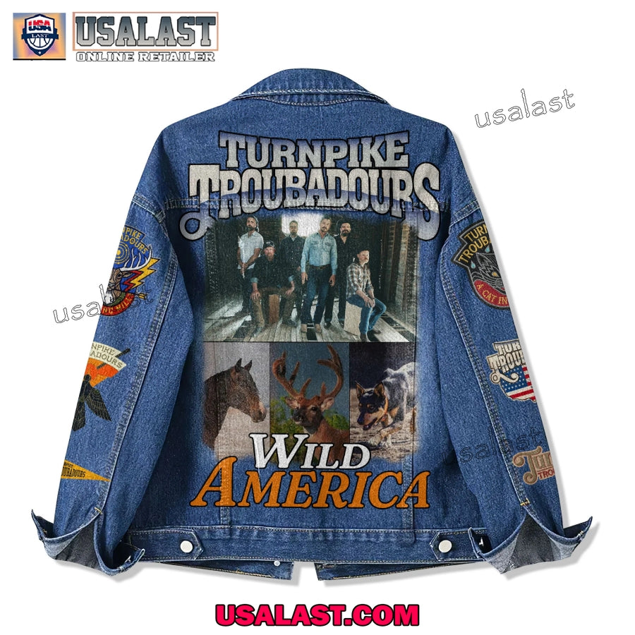 Turnpike Troubadours Wild America 2025 Tour Denim Jacket