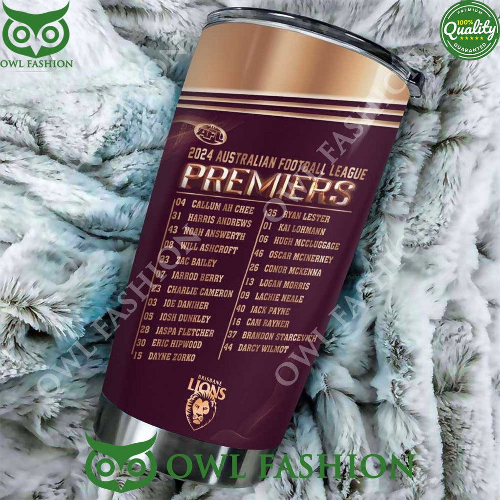 Brisbane Lions Believed 2024 AFL Australian Football League Premiers Tumbler Cup