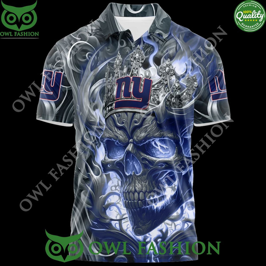 New York Giants Custom Name Number Big Blue Skull Crown Special Hoodie shirt