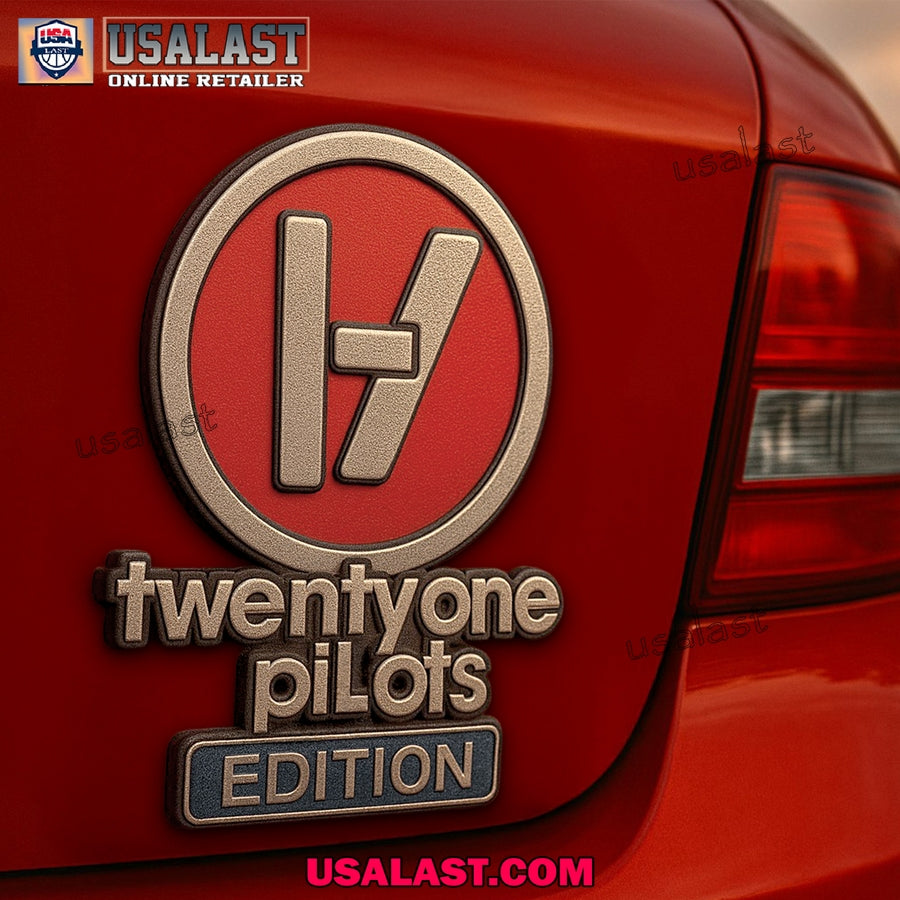 Twenty One Pilots Edition Custom 3D Car Badge Sticker