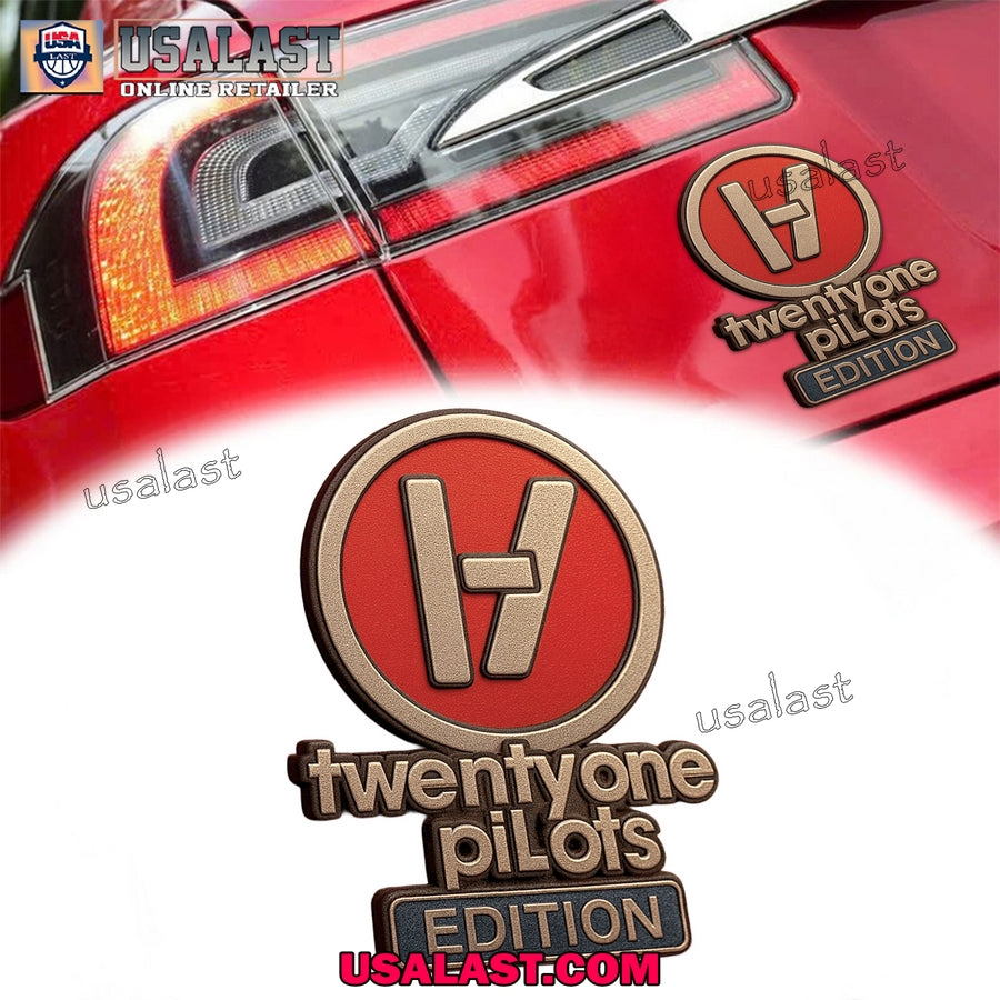 Twenty One Pilots Edition Custom 3D Car Badge Sticker