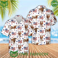 Tx Longhorn American Flag Funny Cow Trendy Hawaiian Shirt 4Th Of July