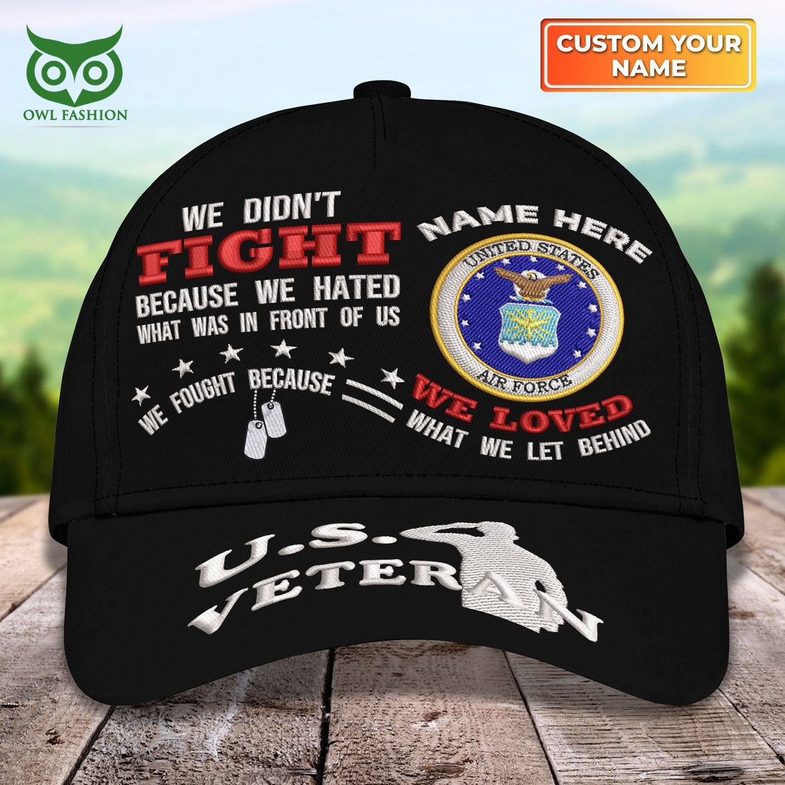 U.S.A.F Veterans Memorial Day Custom Classic Cap