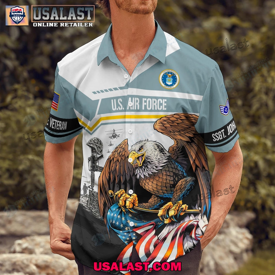 U.S. Air Force Veterans Hawaiian Shirts, Polo Shirt, T-shirt, Hoodie And Sweatshirt
