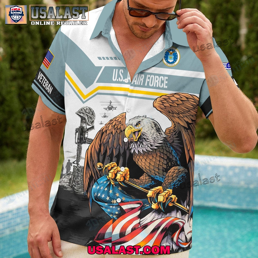 U.S. Air Force Veterans Hawaiian Shirts, Polo Shirt, T-shirt, Hoodie And Sweatshirt