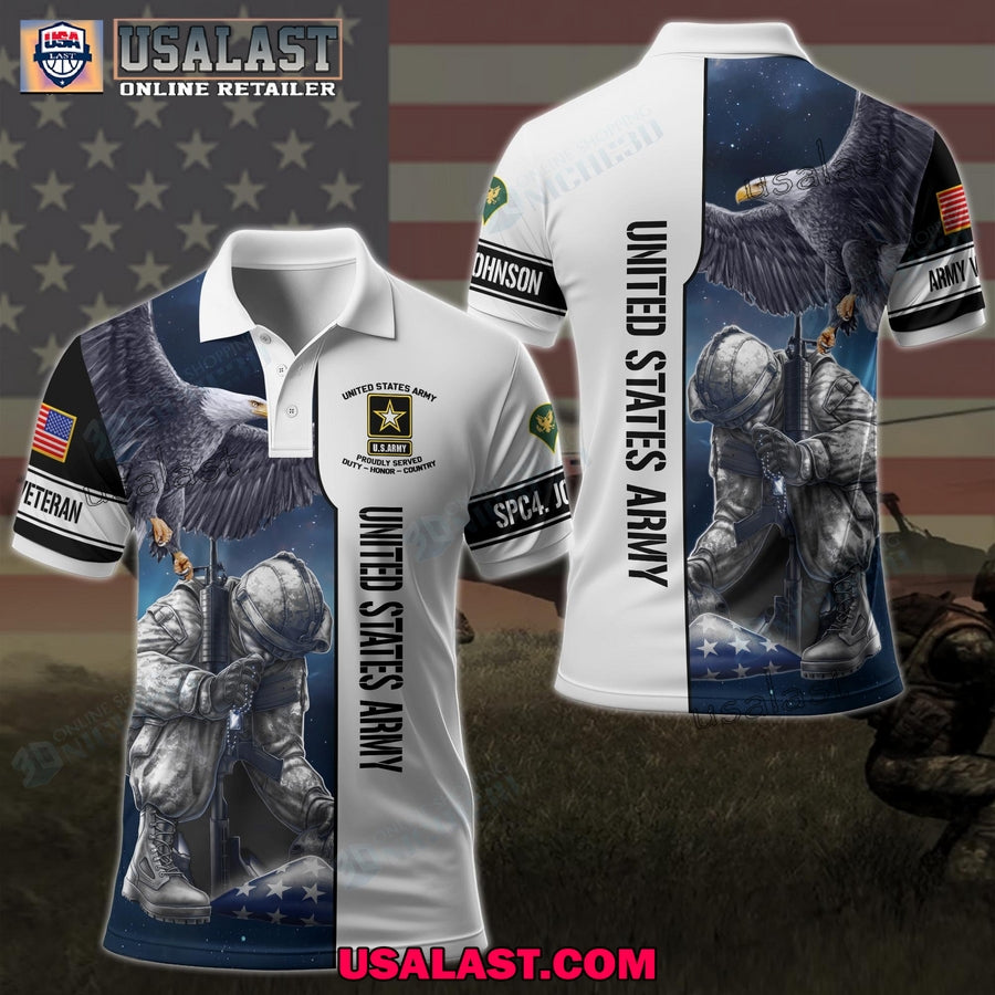 U.S. Army Eagle And Veterans Hawaiian Shirts, Polo Shirt, T-shirt, Hoodie And Sweatshirt