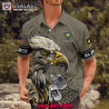 U.S. Army Veterans Hawaiian Shirt Custom Your Name And Rank